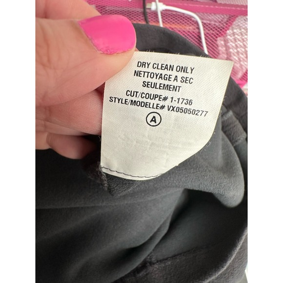 Vince gray sleeveless v neck knee length sheath dress size 10 - Picture 5 of 14